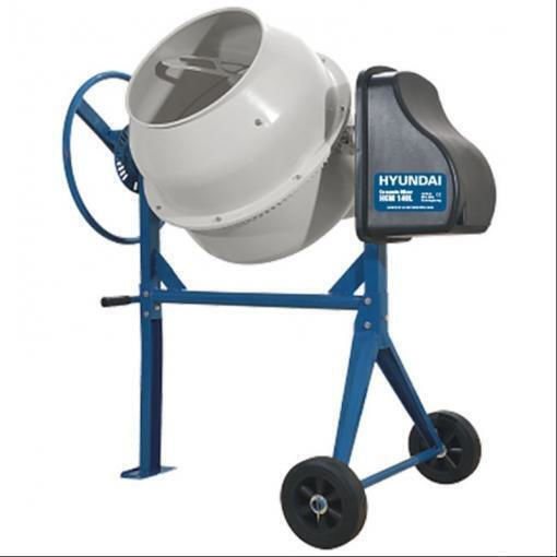 Hyundai HCM180L Betonmischer Elektrisch 800W mit Rädern 160lt