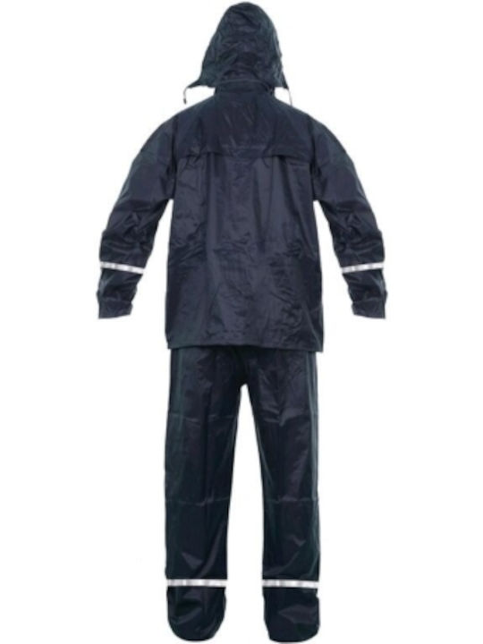 CXS Profi Waterproof Work Suit with Reflective Tapes Navy Blue 1170-003-400 CXS Profi Waterproof Work Suit with Reflective Tapes Navy Blue 1170-003-400