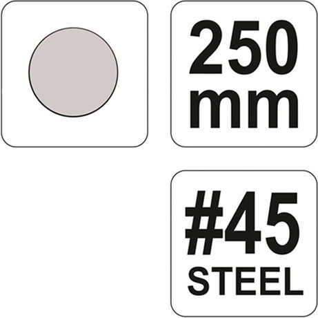 Yato YT-6221 Râșniță de lemn 250mm Rotund cu Mâner