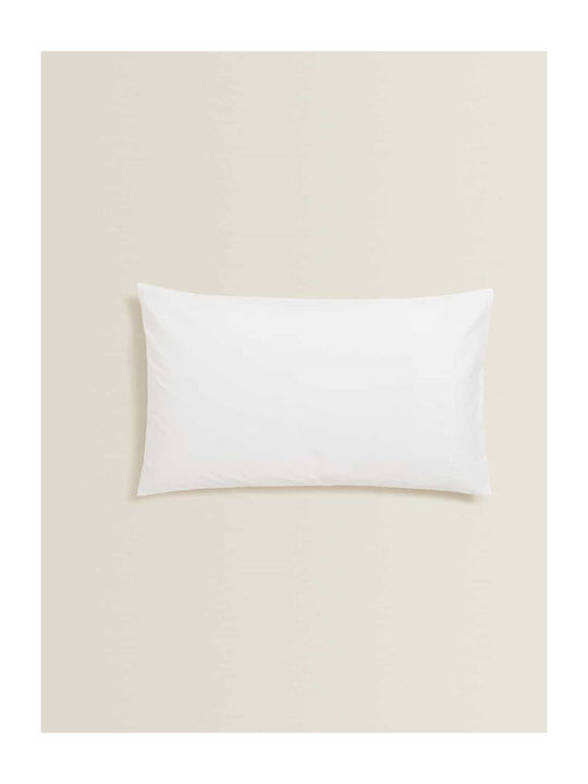 My Home Luxury Sheet Sets Semi-Double with Elastic 120x200+30cm. Monochrome White 4pcs