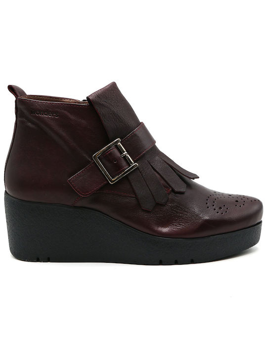 Wonders Women's Boots Burgundy