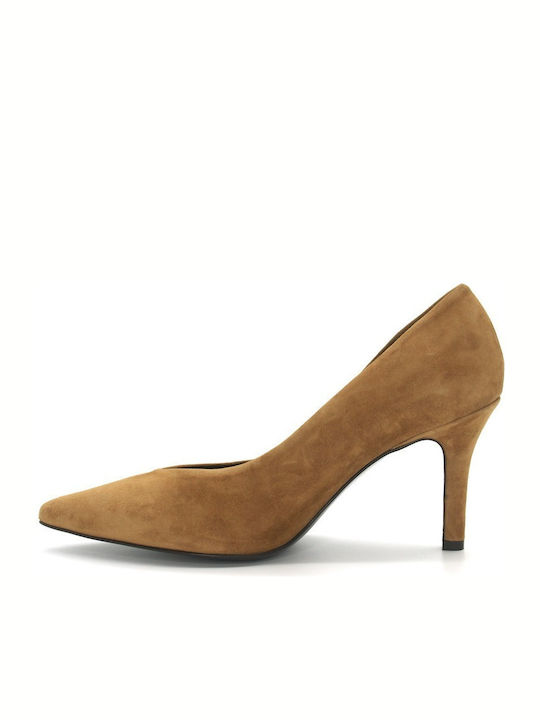 Suede Μυτερές Γόβες Ταμπά
