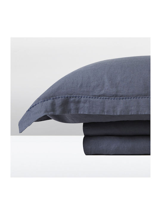 Hauz Sheet Sets Queen with Elastic 160x200+40cm. Limited Edition Linen Gray 4pcs