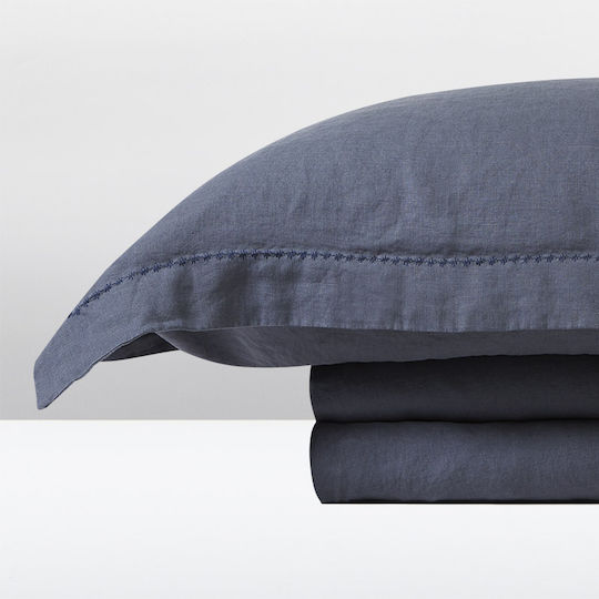 Hauz Limited Edition Linen Σετ Υπέρδιπλο 4τμχ 160x200+40εκ. με Λάστιχο Γκρι Hauz Limited Edition Linen Σετ Υπέρδιπλο 4τμχ 160x200+40εκ. με Λάστιχο Γκρι