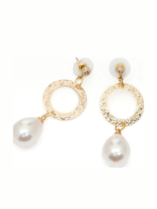 Philio Earrings Gold Plated with Pearls