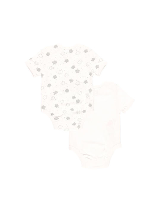 Boboli Baby Bodysuit Underwear Set Short-Sleeved White