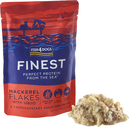 Fish4Dogs Υγρή Τροφή Σκύλων σε Φακελάκι 100gr