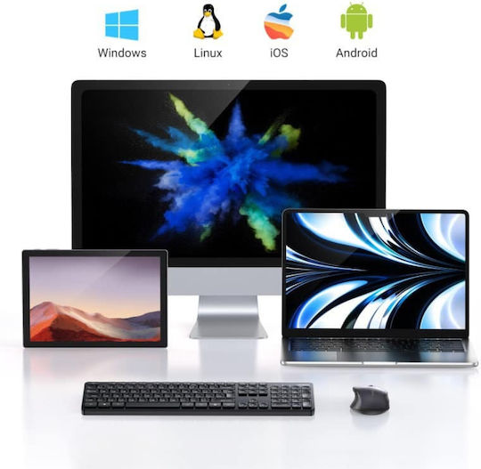 Ugreen MK006 Wireless Keyboard & Mouse Set English US
