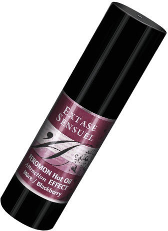 Extase Sensuel Extase Sensuel Feromon Hot Attraction Effect Ulei de Masaj cu Feromoni cu Parfum Blackberry 30ml