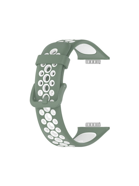Two-tone Strap Silicone Green (3Huawei Watch Fit 2)
