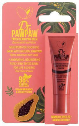 Dr. Pawpaw Liquid Ρουζ Tinted Peach Pink Balm