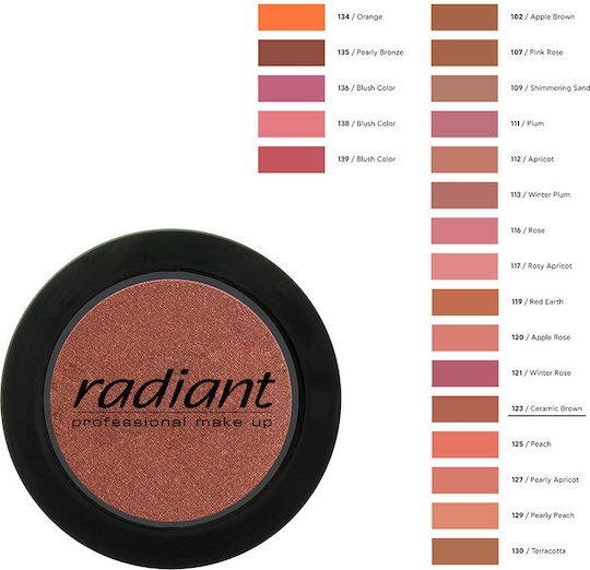 Radiant Руж 123 Ceramic Brown 4гр