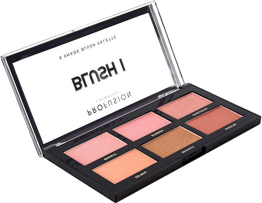 Profusion Cosmetics Paletă cu Fard Obraz 10.4gr