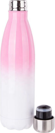Koupakoupa Oh boy Mickey Recyclable Bottle Thermos Stainless Steel BPA Free 500ml Pink