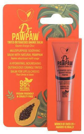 Dr. Pawpaw Liquid Ρουζ Outrageous Orange Balm