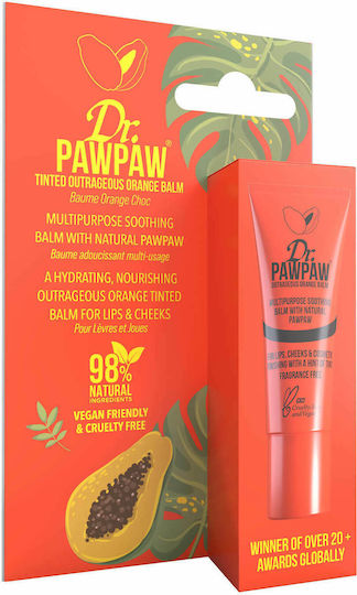 Dr. Pawpaw Liquid Ρουζ Outrageous Orange Balm