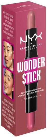 NYX Professional Makeup Stick Blushes 01 Light Peach - Baby Pink 4gr