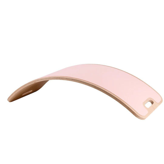 Curve Lab Spielzeug Balance Spielzeug Holzbrett Perfect Arc mit Filz Rosa & Amp Kissen Rosa