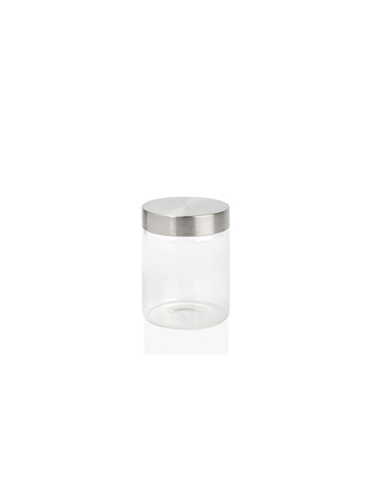 Andrea House Allgemeine Verwendung Glasvase mit Deckel Transparent 700ml 1Stück