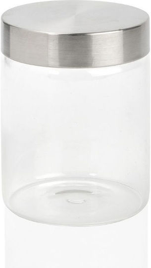 Andrea House Allgemeine Verwendung Glasvase mit Deckel Transparent 700ml 1Stück