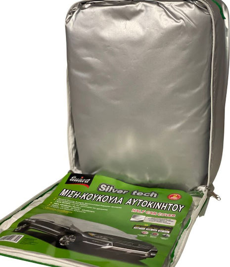 Guard Half Car Cover Mazda 2 315x122x60cm Waterproof Medium for SUV/JEEP Fastening with Straps