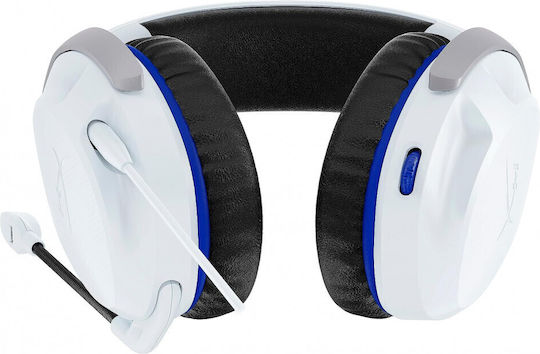 HyperX CloudX Stinger II for Playstation Over Ear Gaming Headset με σύνδεση 3.5mm Λευκό for PS4 / PS5