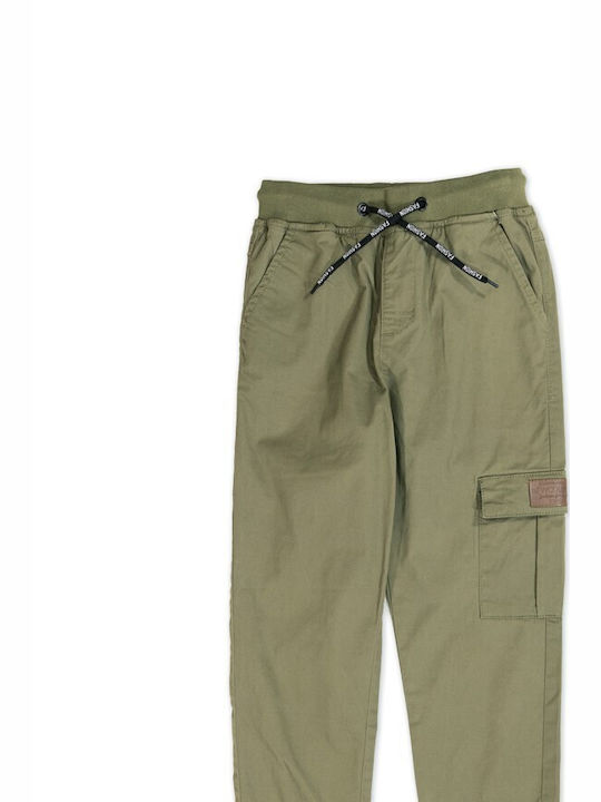 New College Boys Cargo Trouser Khaki