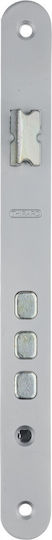 Thirard Recessed Lock with Cylinder and Center 45mm Silver Right
