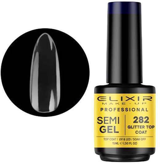 Elixir Semi Top Coat για Ημιμόνιμα Βερνίκια 15ml