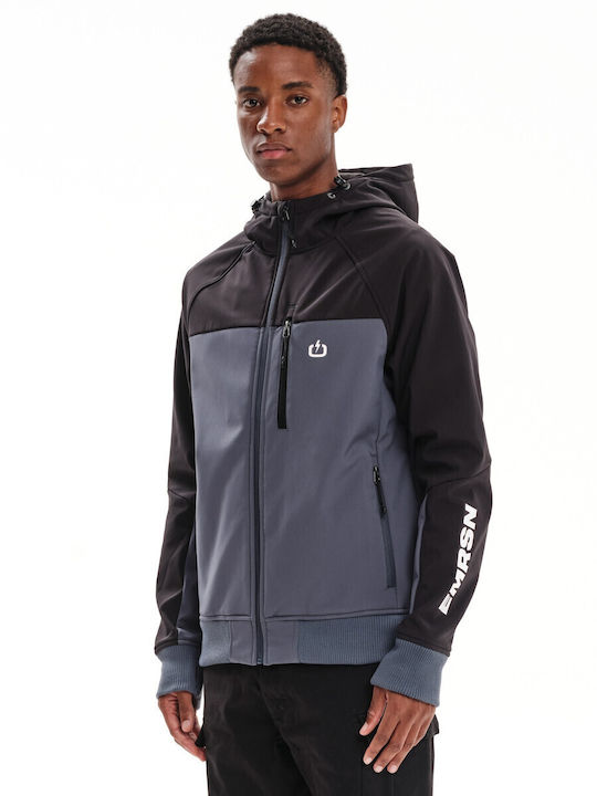 Winter Jacket Bomber Waterproof and Windproof Indigo Blue Black