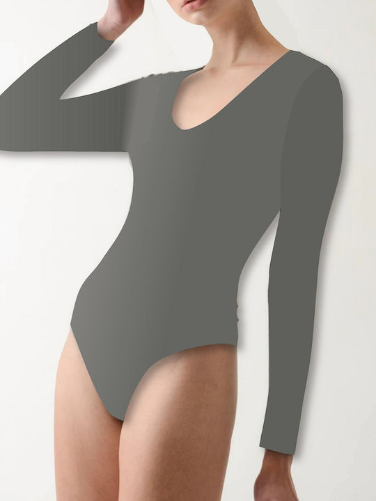 Bodysuit pentru femei Gri