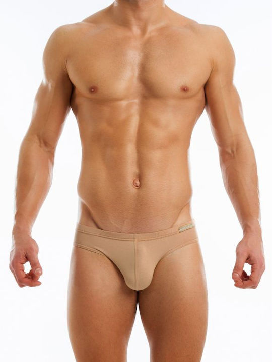 Men's Slip Beige with Patterns
