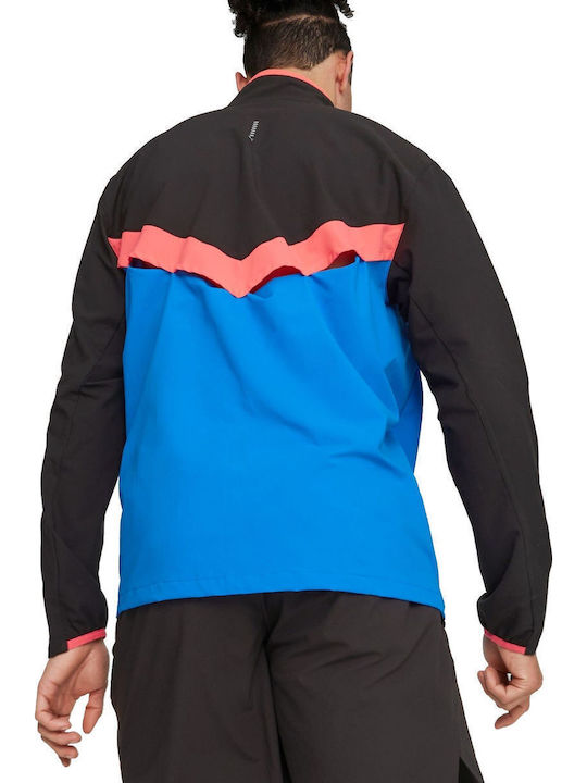 PUMA Run Ultraweave Ζακέτα Μπλε με Κουκούλα