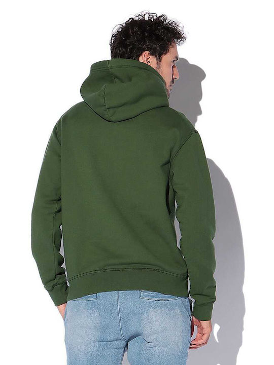 Dsquared2 Herren Sweatshirt mit Kapuze Grün