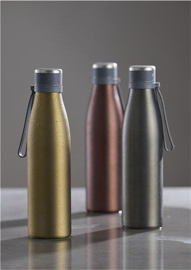 Espiel Day Μπουκάλι Θερμός Ανοξείδωτο 700ml Χρυσό