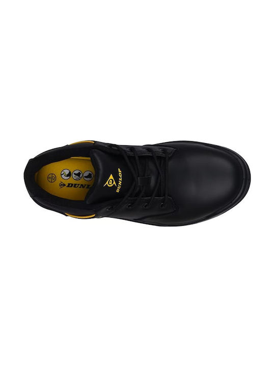 Dunlop Αδιάβροχο Παπούτσι Εργασίας Μαύρο