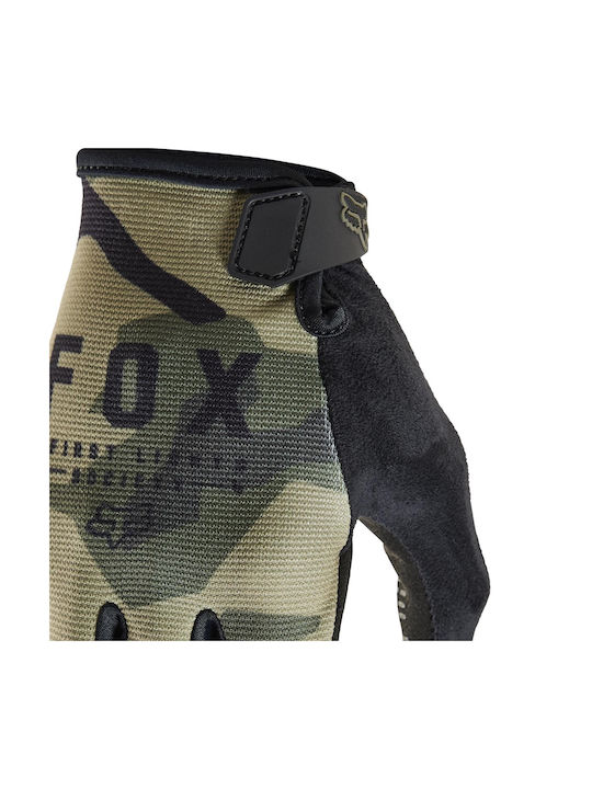 Fox Ranger Full Finger Cycling Gloves Adults Green