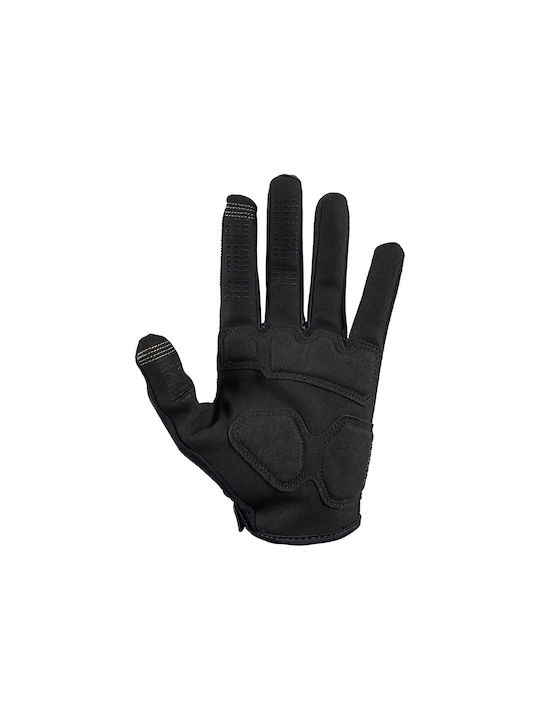 Fox Ranger Full Finger Cycling Gloves Adults with Gel Black