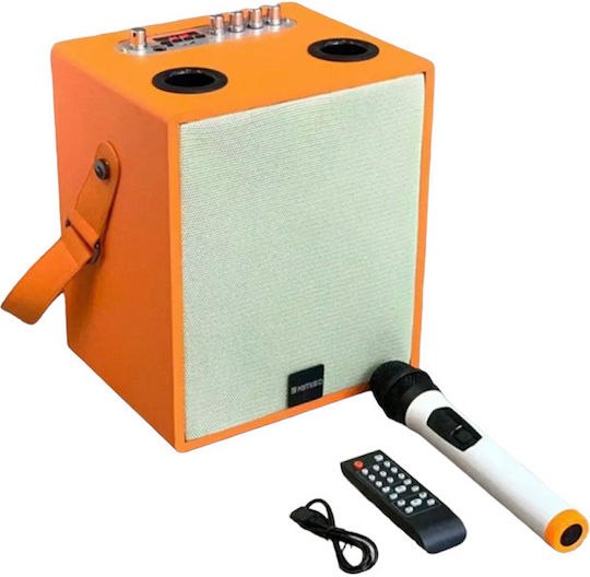 Karaoke Speaker with Wireless Microphone QS-640 889756 Orange