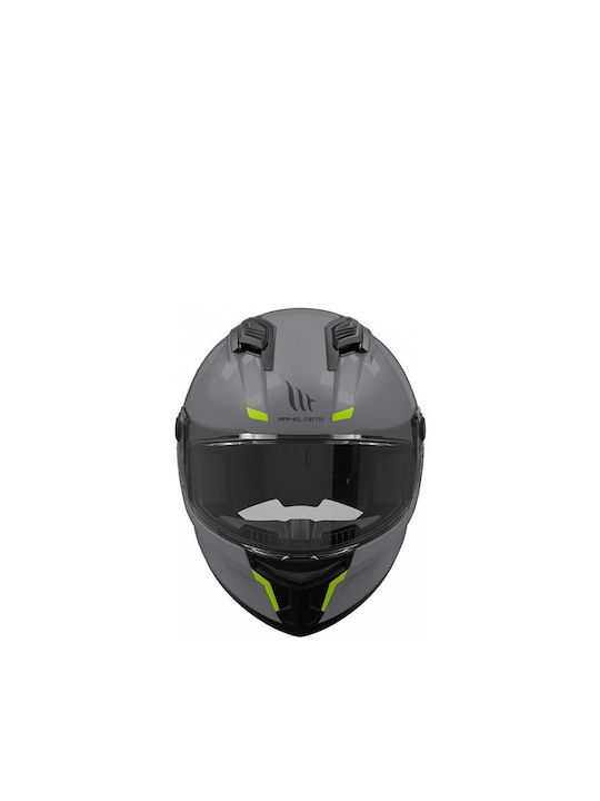 MT Stinger 2 Grey Matte A12 Motorcycle Helmet Full Face ECE 22.06 1450gr