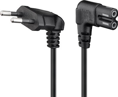 Goobay Euro - IEC C7 Cable 2m Black (97350)