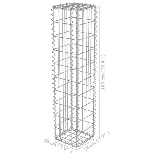vidaXL Wall Garden Fencing Material with Covers 1pcs Silver