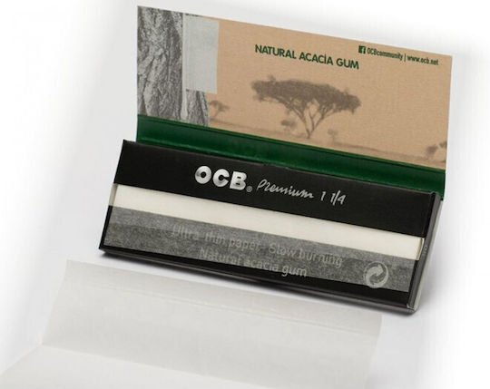 Ocb Premium Zigarettenpapier 1+1/4 50 Blätter 1Stück