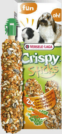 Versele Laga Behandelt für Meerschweinchen / Hase mit Karotte Crispy Sticks 110gr 2Stück