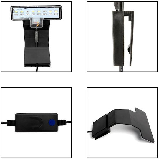 Led-Lampe für Aquariumbeleuchtung mit Weiß Licht 5W 13cm AT000100233