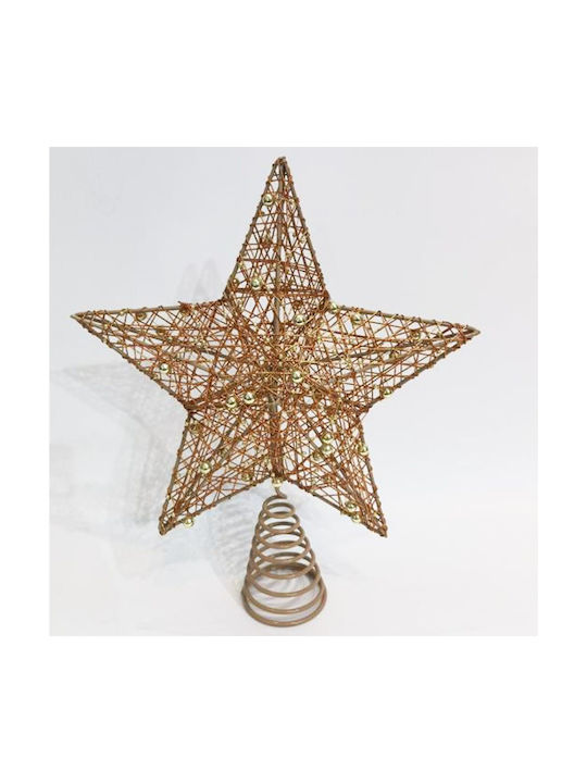 Iliadis Christmas Star Ornament Gold 23x20cm