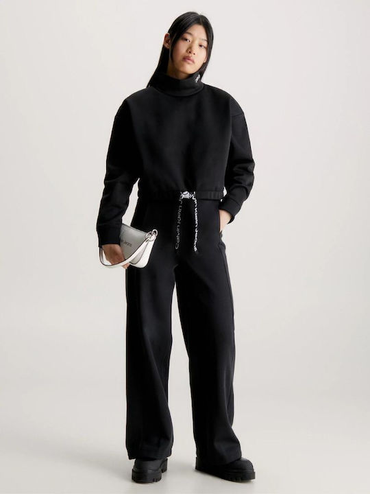 Pantaloni de Trening cu pantaloni evazati Black.