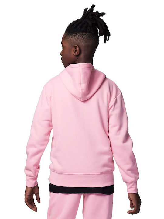 Jordan Kids Sweatshirt with Hood and Pocket Pink