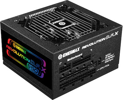 Enermax Revolution D.F. X 850W Black Computer Power Supply Full Modular 80 Plus Gold