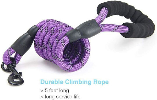 Dog Leash/Lead Strap in Purple color 1.5m